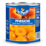 LA PERLA Brzoskwinie połówki w syr 2650ml/1500g/6
