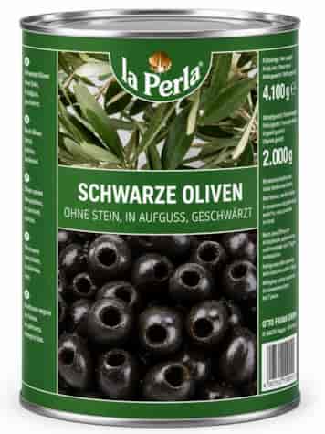 LA PERLA Oliwki czarne drylowane 4250g/2000g/3