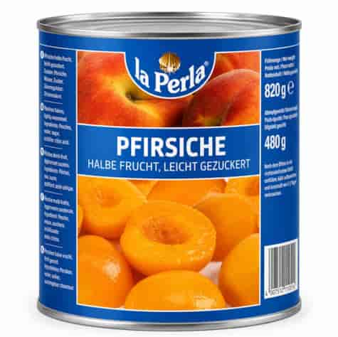 LA PERLA Brzoskwinie połówki w syr. 850ml/480g/12