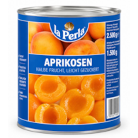 LA PERLA Morela połówki w syr. 2650ml/1500g/6