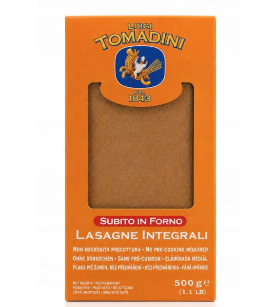 LUIGI TOMADINI Makaron lasagne pełne ziar. 500g/12