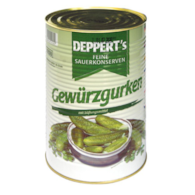 DEPPERT'S Ogórki konserwowe 100/110 4250ml/2200g/1