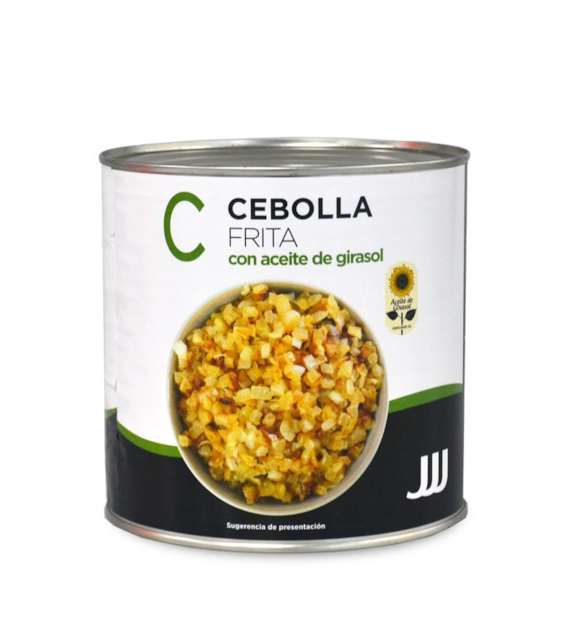 JJJ Cebula smażona w oleju słonecz. puszka 2600g/6