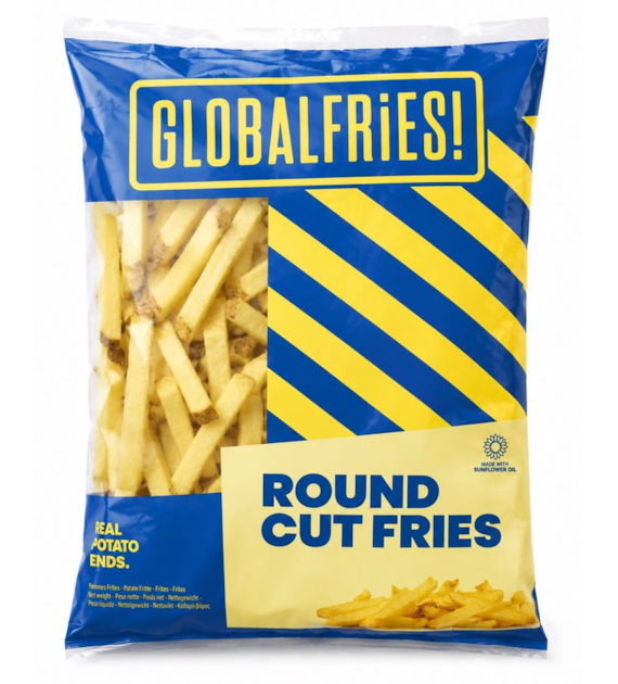 BARTS GOURMET/GLOBAL FRIES Frytki łódeczki 2,5kg 4