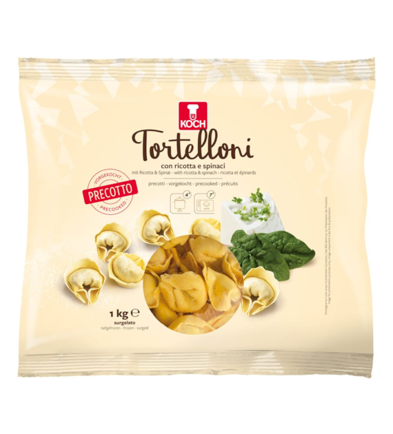 KOCH Tortelloni z ricottą i szpin 1000g /6 precook