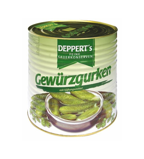 DEPPERT'S Ogórki konserwowe 30/35 10200ml/5600g/1