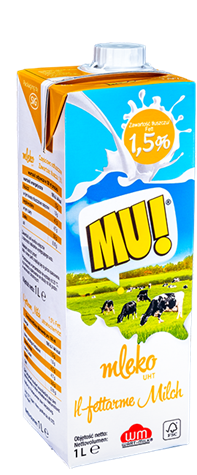 WM SIERADZ Mleko UHT  MU  1,5% 1L /12/