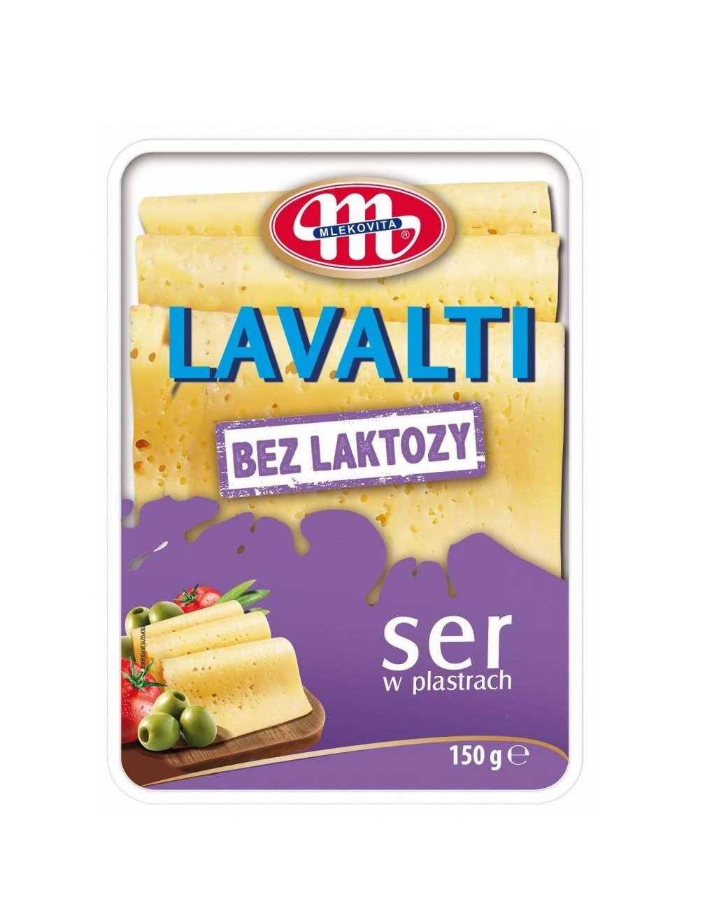 MLEKOVITA Ser plastry O/Z 150g Lavalti b/laktozy