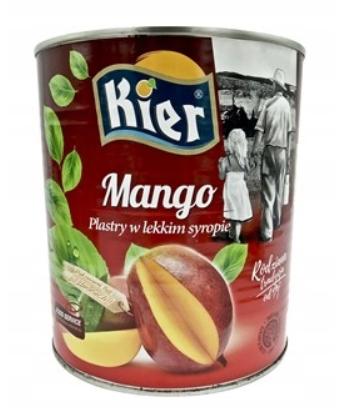 KIER Mango Plastry 3050g/1750g /6/