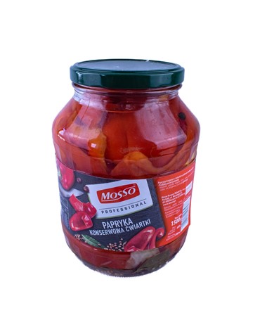 MOSSO G Papryka ćwiartki 1700ml /670g /6/