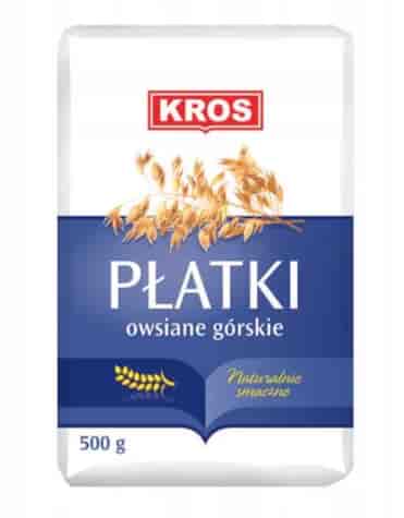 KROS  Płatki Owsiane górskie 500g/12