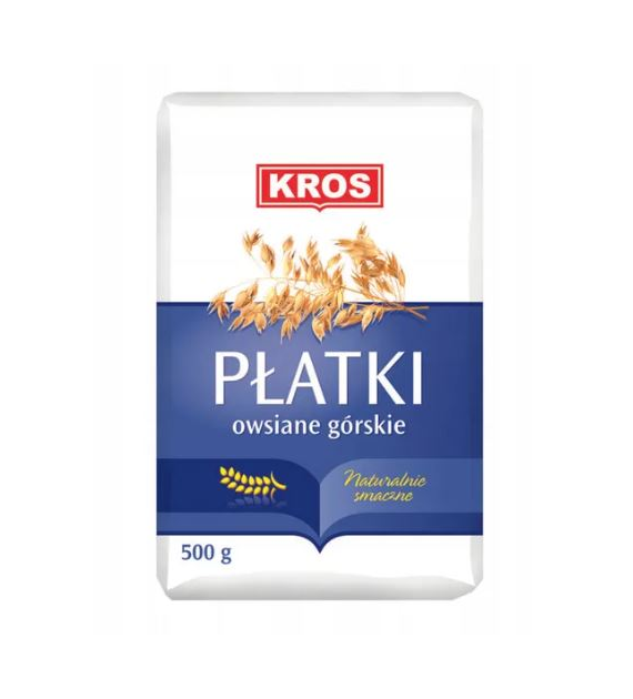KROS Płatki Owsiane górskie 500g/12