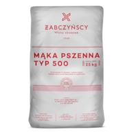 ŻABCZYŃSCY TOTA Mąka pszenna typ 500 worek 25kg/1