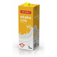BIERUŃ Mleko UHT 2% 1L /12