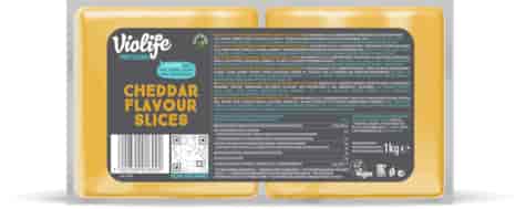 VIOLIFE Ser wegański typu Cheddar plastry 1kg /5