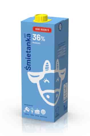 BIERUŃ Śmietana UHT 36% 1l /12