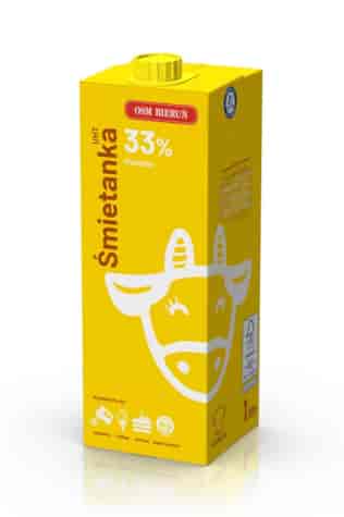 BIERUŃ Śmietana UHT 33% 1l /12