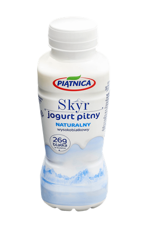 PIĄTNICA Jogurt pitny Skyr naturalny 330g /12