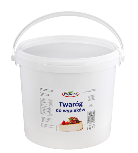 PIĄTNICA Twaróg do wypieków 5% 5kg