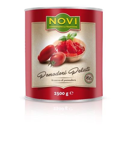 NOVI Pomidory całe 2500g/1500g /6/