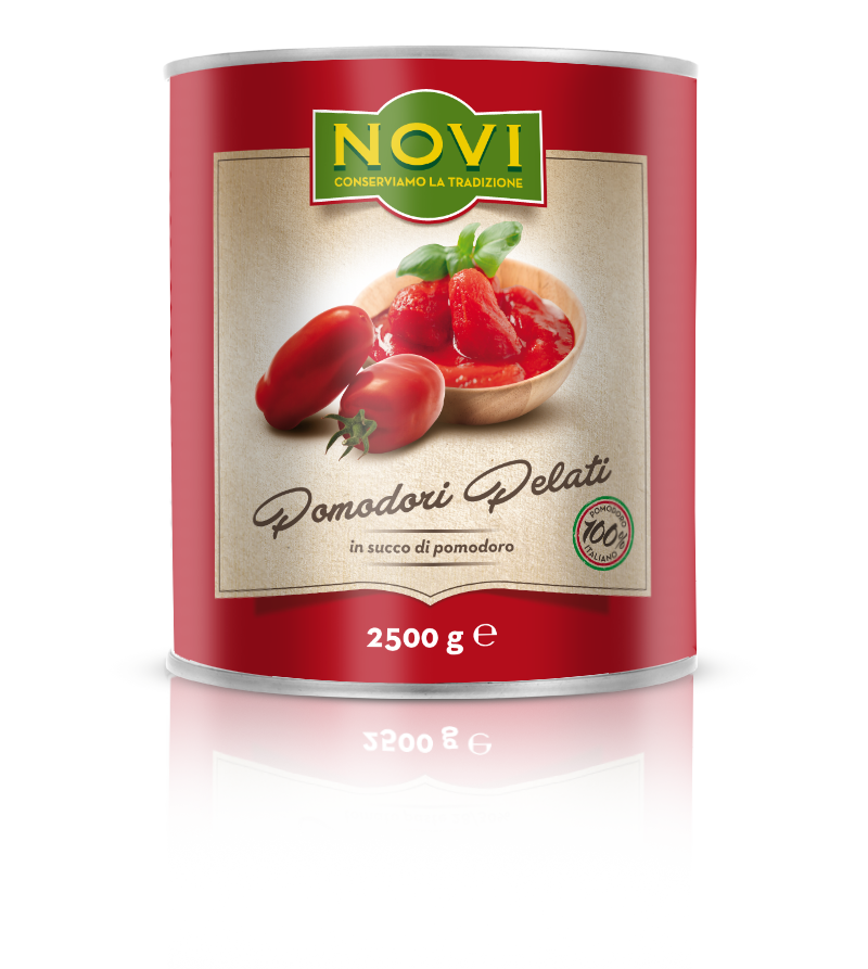 NOVI Pomidory całe 2500g/1500g /6/