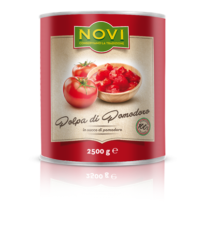 NOVI Pomidory krojone 2500g/1500g /6/