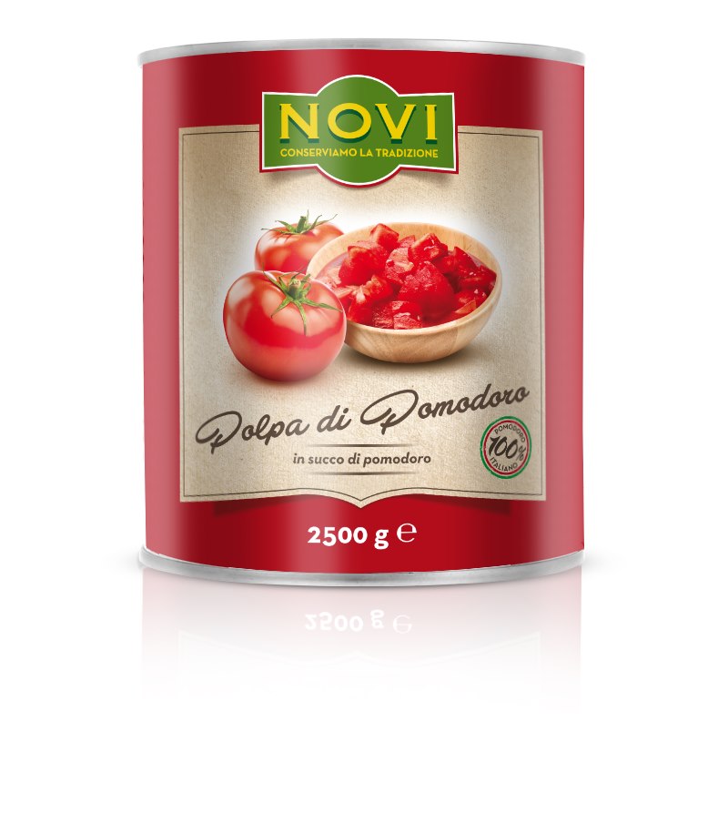 NOVI Pomidory krojone 2500g/1500g /6/