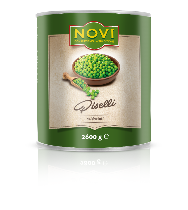 NOVI Groszek zielony 2600g/1530g /6/