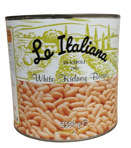 LA ITALIANA Fasola biała 2500g/1500g/6