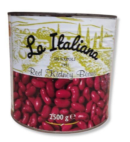 LA ITALIANA Fasola czerwona 2500g/1500g/6