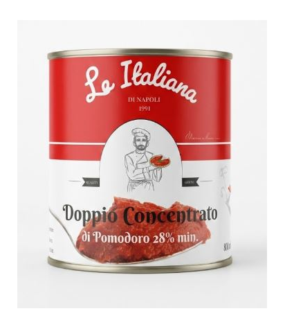 LA ITALIANA Koncentrat pomidorowy 28%-30%/ 800g/12