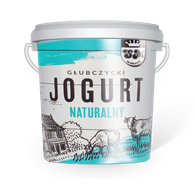 GŁUBCZYCE Jogurt naturalny 2% 5kg wiadro