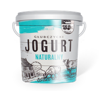 GŁUBCZYCE Jogurt naturalny 2% 11kg wiadro