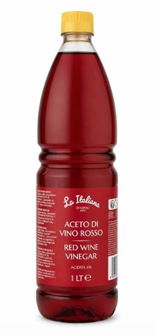 LA ITALIANA Ocet winny czerwony 1000ml /12