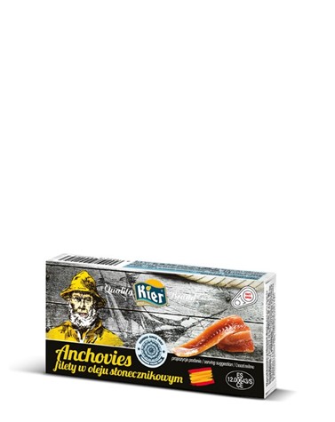 KIER Anchois filet w oleju 45g/26g/25