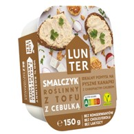 LUNTER Smalczyk roślinny z tofu z cebulką 150g /9