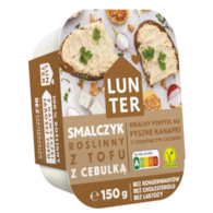 LUNTER Smalczyk roślinny z tofu z cebulką 150g /9