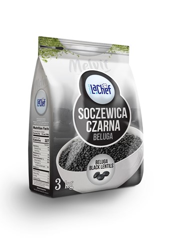 MELVIT LA CHEF Soczewica czarna 3kg