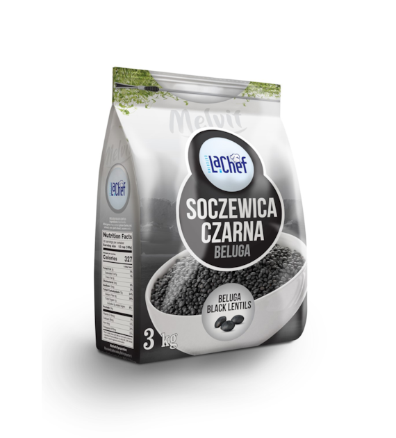 MELVIT LA CHEF Soczewica czarna 3kg