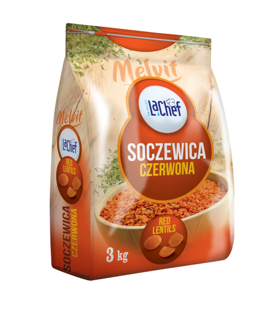 MELVIT LA CHEF Soczewica czerwona 3kg