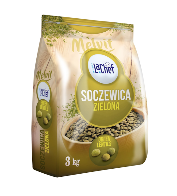 MELVIT LA CHEF Soczewica zielona 3kg