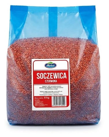 MELVIT Soczewica czerwona 8kg