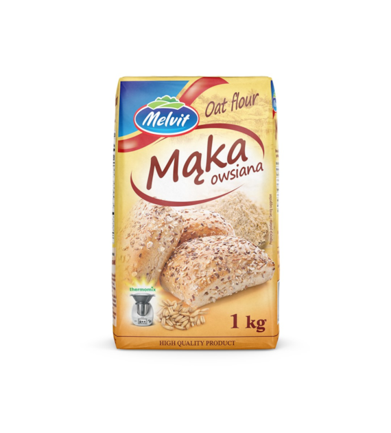 MELVIT Mąka owsiana 1kg/10