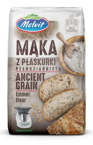 MELVIT Mąka z płaskurki 1kg/10