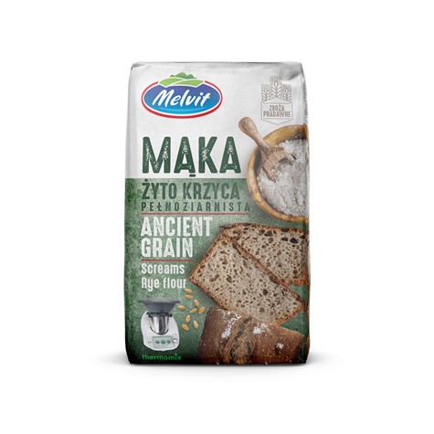 MELVIT Mąka z żyta krzyca 1kg/10