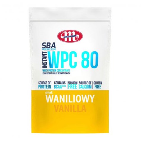 MLEKOVITA SBA WPC 80 waniliowy 700g /5