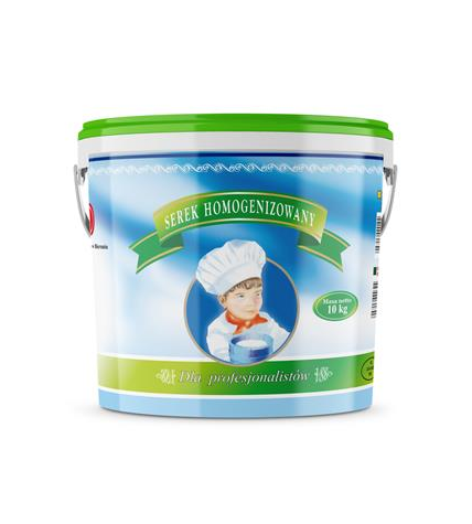 BIERUŃ Serek homogenizowany naturalny wiadro 10kg