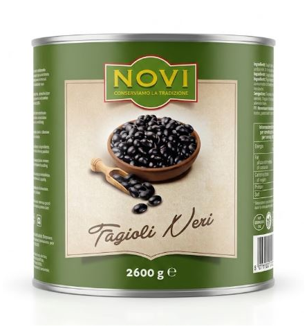 NOVI Fasola czarna 2600g/1530g /6