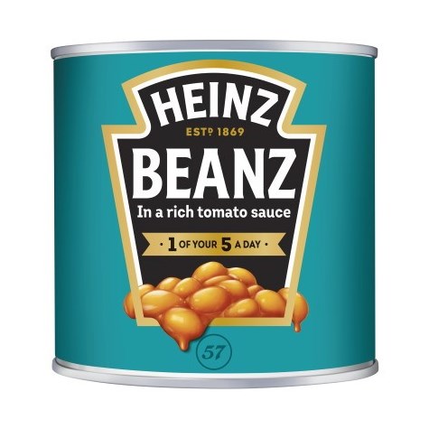 HEINZ Fasola biała w sosie pomidorowym 2,62kg /1