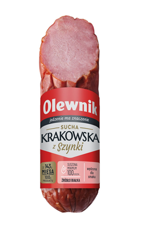 W- OLEWNIK Sucha krakowska 320g z szynki /14
